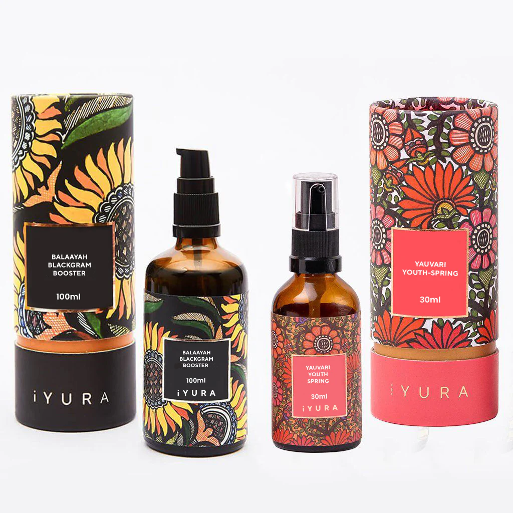 Duo Viso e Corpo Black Gram - I migliori idratanti per la pelle secca e matura - Cura della pelle naturale per una pelle luminosa