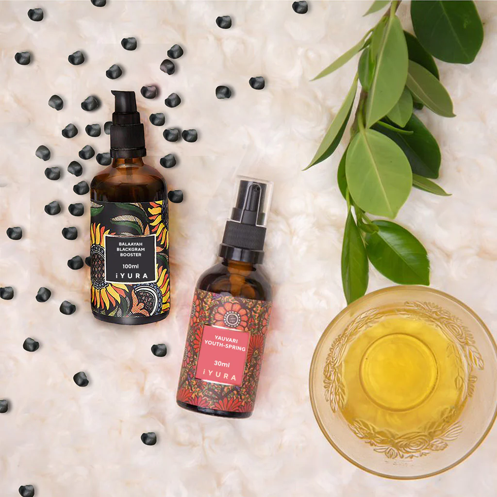 Duo Viso e Corpo Black Gram - I migliori idratanti per la pelle secca e matura - Cura della pelle naturale per una pelle luminosa