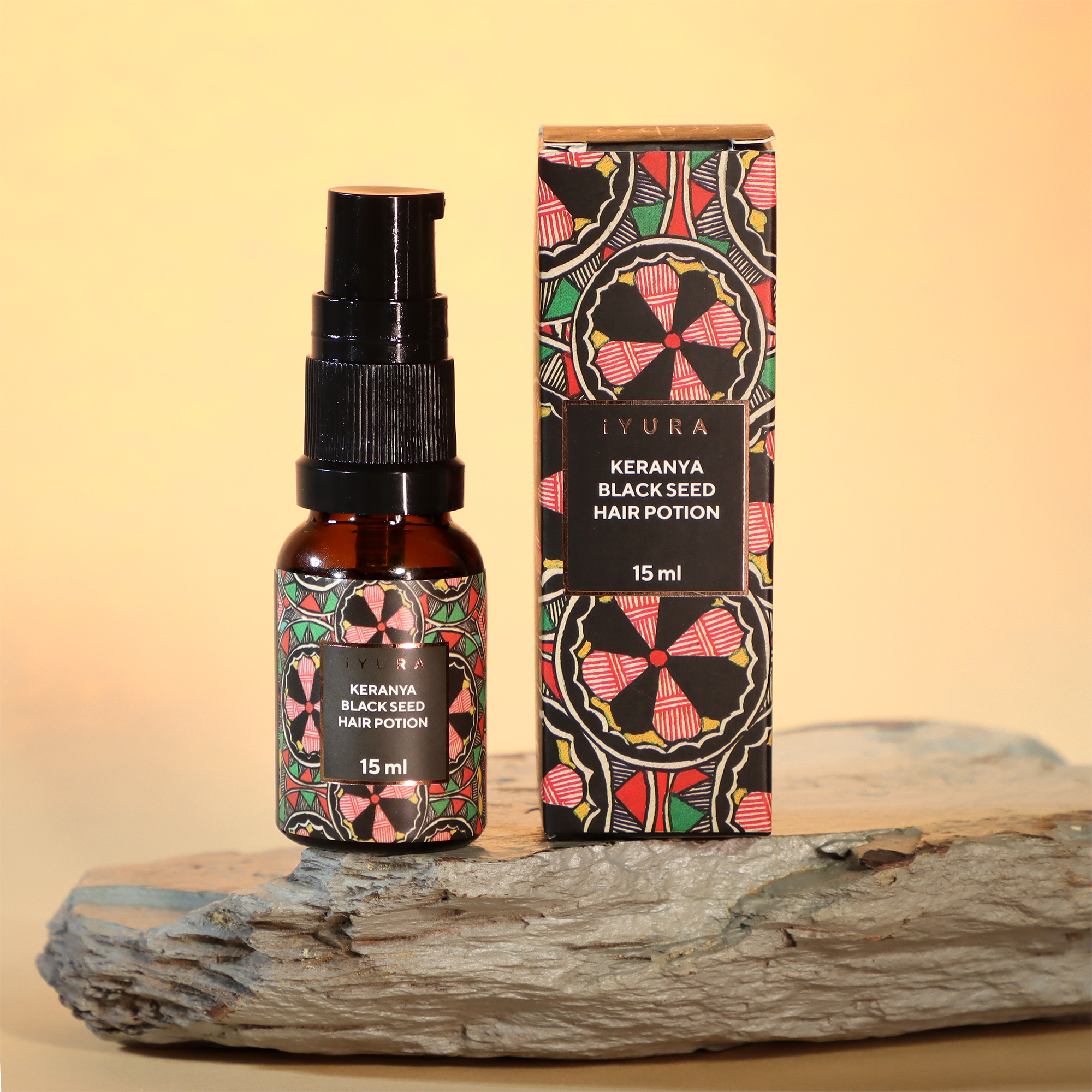 Mini Lozione per Capelli ai Semi Neri di Keranya