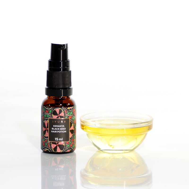 Mini Lozione per Capelli ai Semi Neri di Keranya