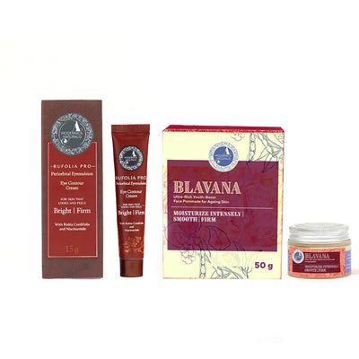 Il duo Age Hold- Crema idratante per il viso e crema illuminante per il contorno occhi per la pelle matura, a prova di età.
