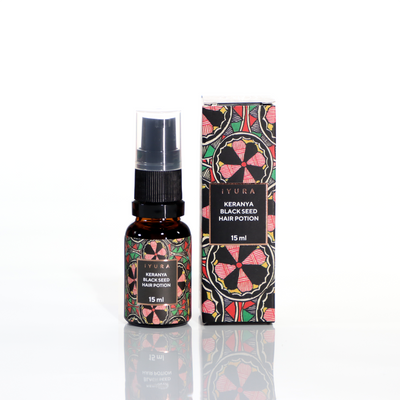 Mini Lozione per Capelli ai Semi Neri di Keranya