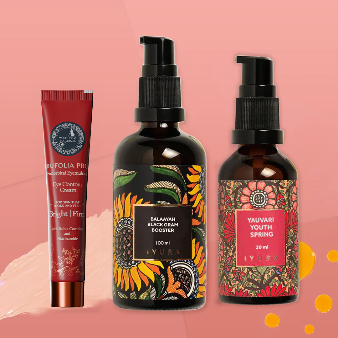 Bestseller Bundle per Viso e Corpou più venduta in un unico kit. Nutre, illumina, idrata e fa molto di più!