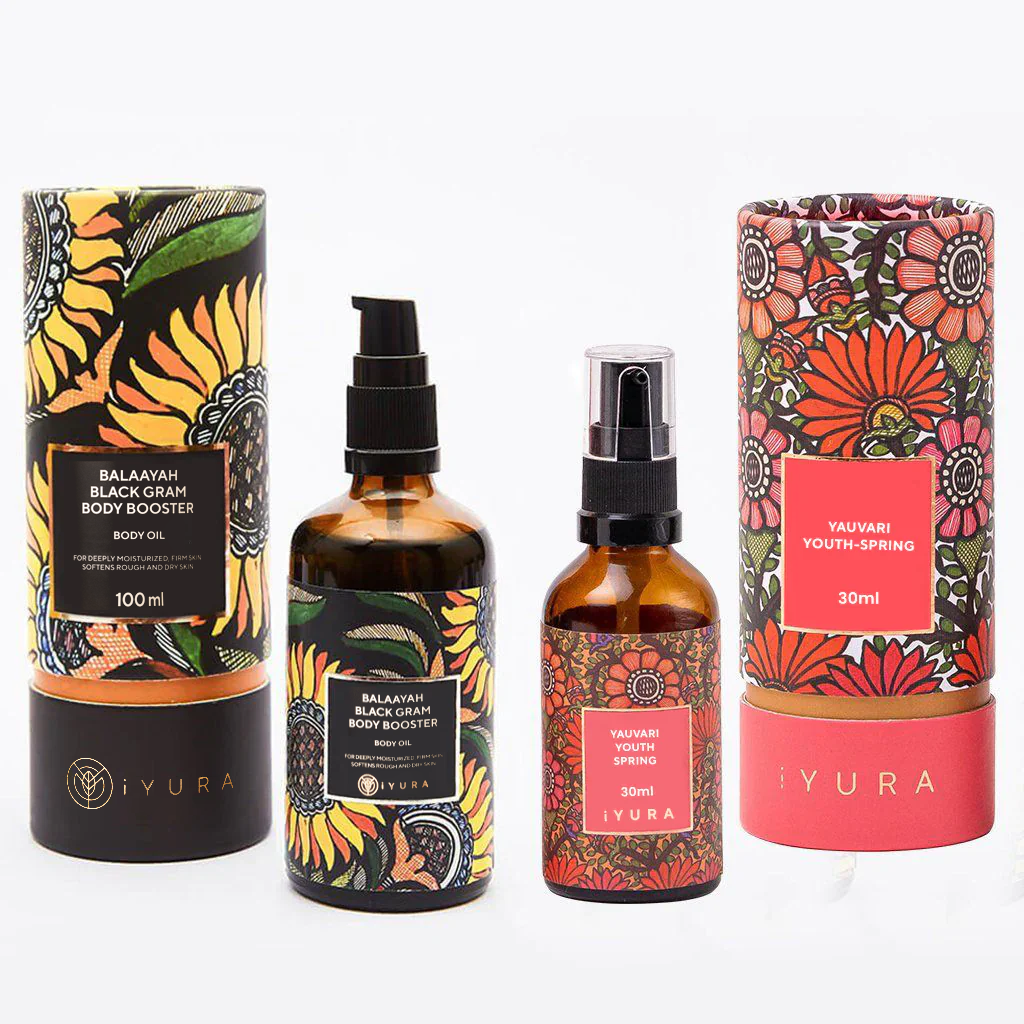 Duo Viso e Corpo Black Gram - I migliori idratanti per la pelle secca e matura - Cura della pelle naturale per una pelle luminosa