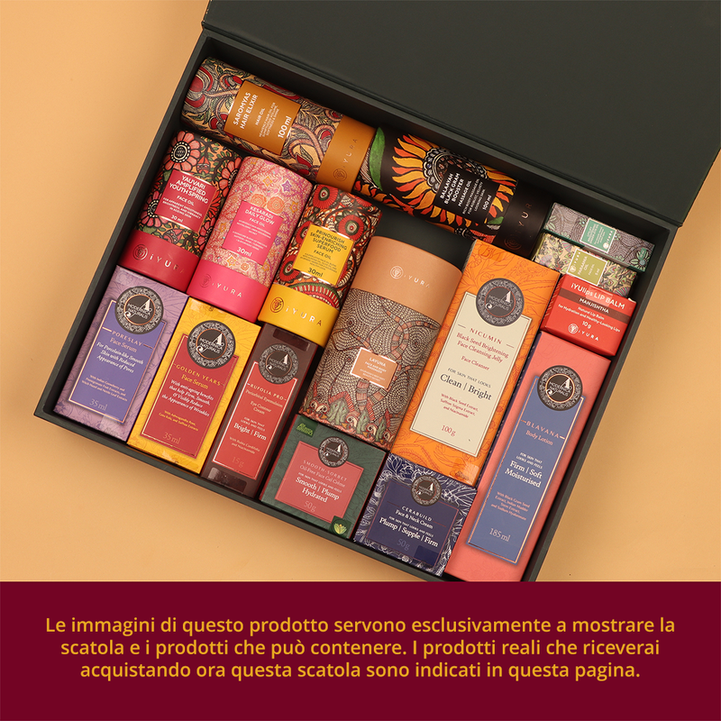 The Ayurveda Experience Treasure Box - 16 best-seller di sempre in un esclusivo cofanetto di lusso da collezione | Super Risparmio