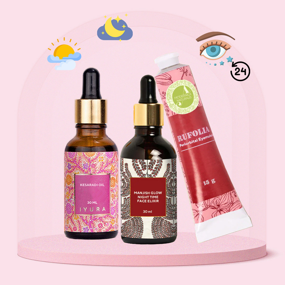 Giorno e Notte Trio AM-PM– Trattamento 24 ore per il viso e il contorno occhi