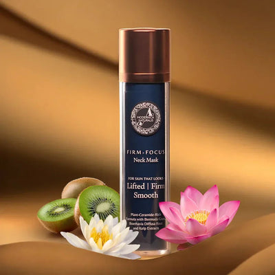 Firm-Focus Neck Mask - Lifts, Firms, Smooths the look of Loose, Saggy Skin on the Neck, Jaw, Chin & Upper Chest - Focused Neck Firming Action with Phyto-Ceramides and Water Lily - Best Firming Neck Mask Neck Mask A Modernica Naturalis