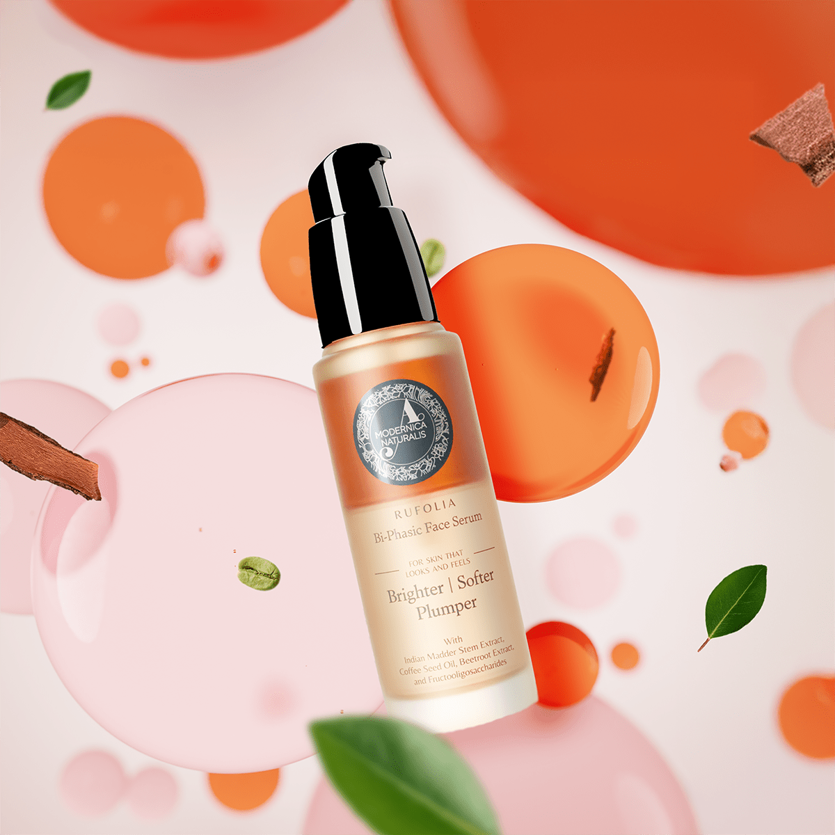 Rufolia Bi-Phasic Face Serum To Brighten, Soften and Plump Aging Skin| The Ayurveda Experience