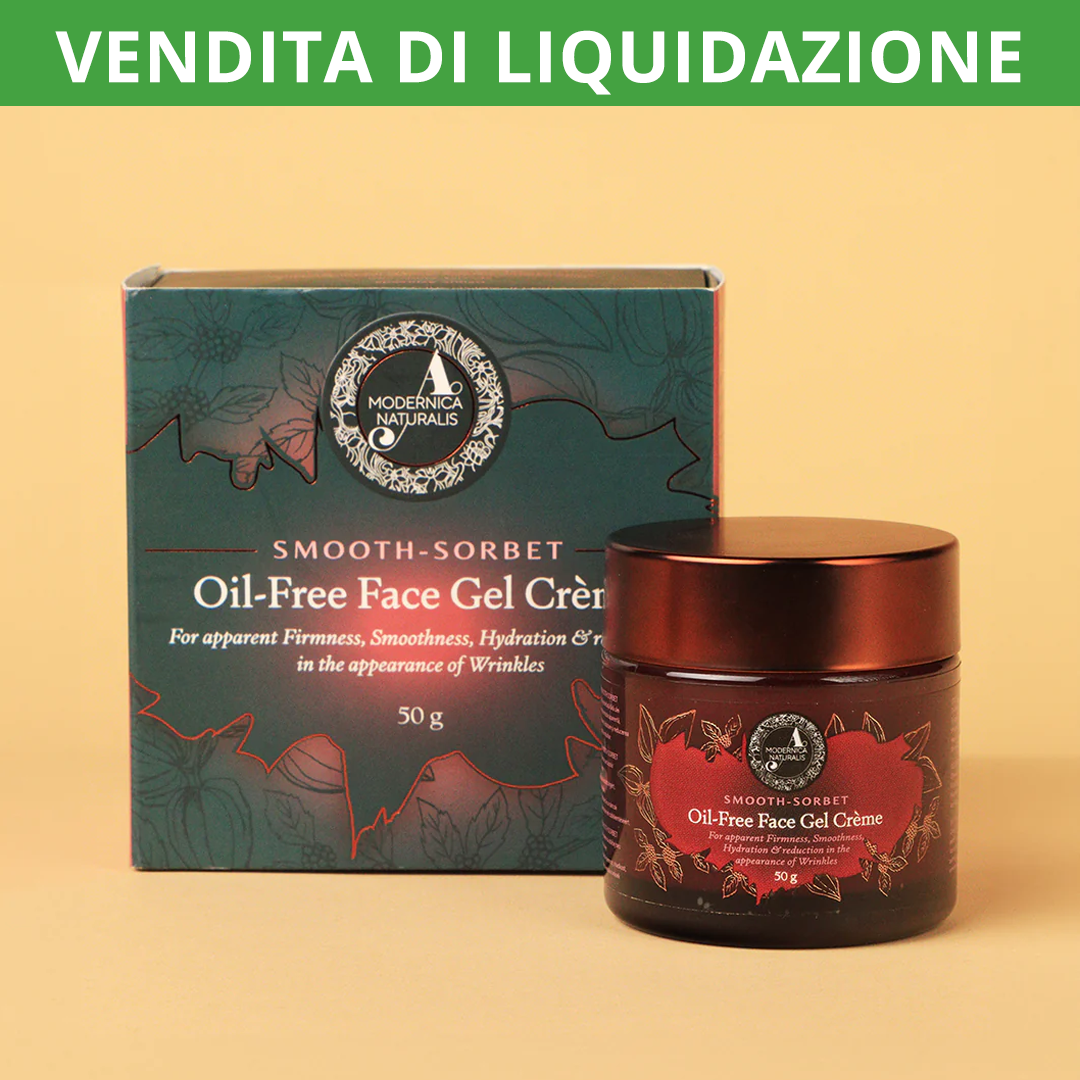 Smooth-Sorbet | Oil-Free Face Gel Crème | Gel Crema Viso senza Oli | Effetto riempitivo delle rughe, luminosità, uniformità e idratazione